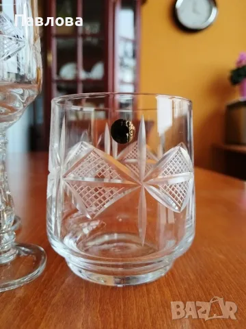 Кристални чаши серия,, Моника ромб ", снимка 2 - Чаши - 50460224