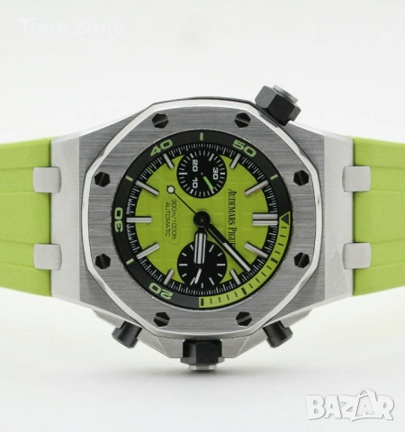 Audemars Piguet Royal Oak Offshore Chronograph 42mm Green Различни Цветове, снимка 3 - Мъжки - 54050143