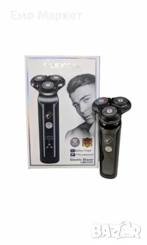 Самобръсначка Lexical LSR-5701, шейвър, тример, 800mAh, използване с кабел и без кабел, снимка 6 - Електрически самобръсначки - 49394207