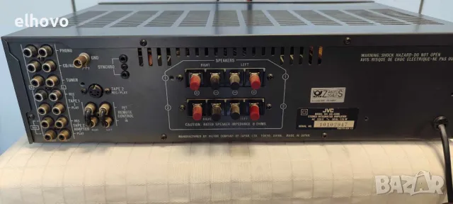 Стерео усилвател JVC AX-33BK, снимка 6 - Ресийвъри, усилватели, смесителни пултове - 47288479