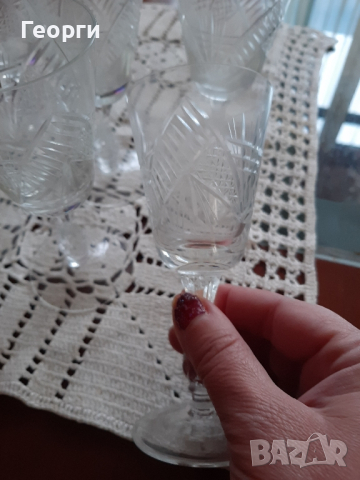Кристални чаши за ракия,аператив, снимка 2 - Чаши - 44707925