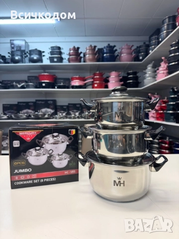 Комплект тенджери MC1855 – 6 части за подредена кухня и готвене без излишен хаос