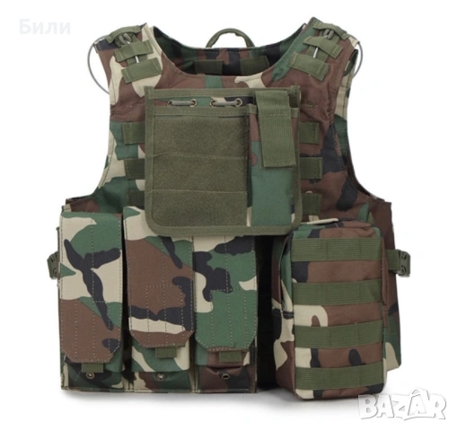 Тактическа еърсофт жилетка, снимка 2 - Екипировка - 47223120