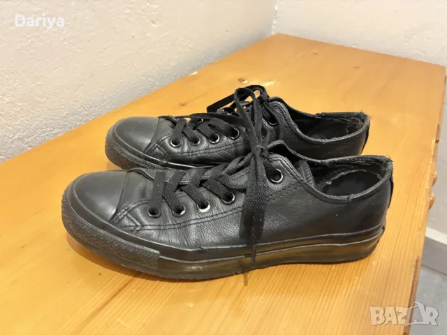 черни обувки converse , снимка 3 - Кецове - 55842837