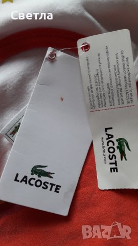 Нова детска блуза Lacoste - 8 години, снимка 4 - Детски Блузи и туники - 37691103