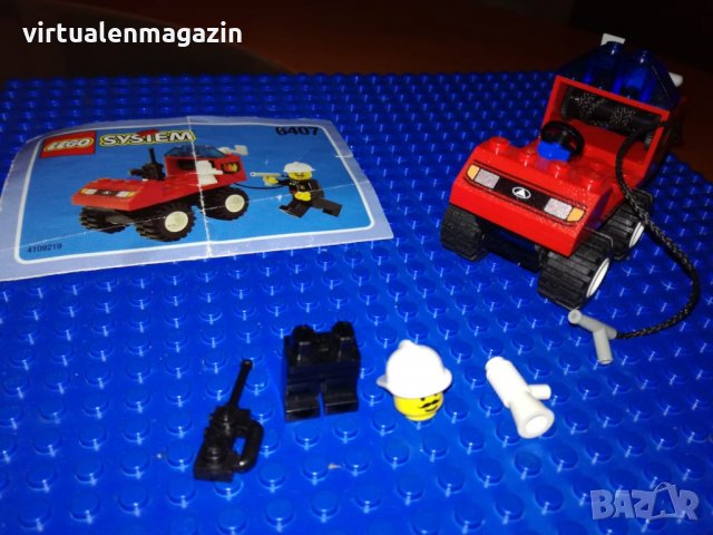 Стар конструктор Лего Town - Lego 6407 - Шефът на пожарната, снимка 1 - Колекции - 29408998