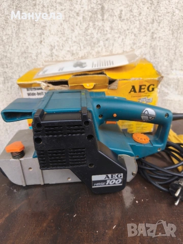 Лентов шлайф AEG HBSE100, снимка 2 - Други инструменти - 53966253