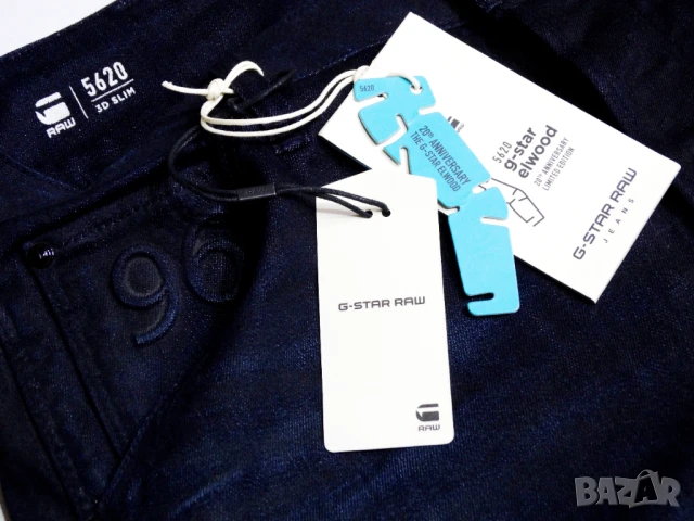 G-star 20th Anniversary Limited Edition 5620 Silicon Injected  3D Slim Мъжки С лим Дънки W31 L32, снимка 5 - Дънки - 29618175