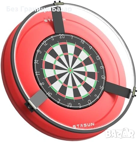 Ново Професионално LED осветление за дартс 360° без сенки с димер магнитен монтаж