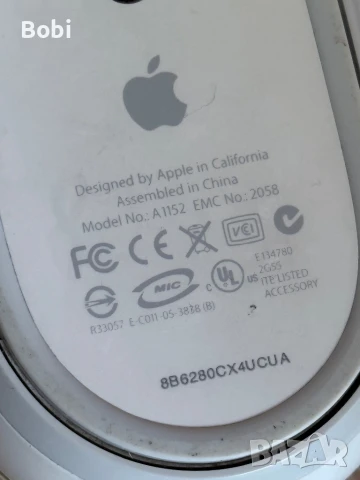 Apple mouse A1152  / 1 generation , снимка 7 - Клавиатури и мишки - 40688162