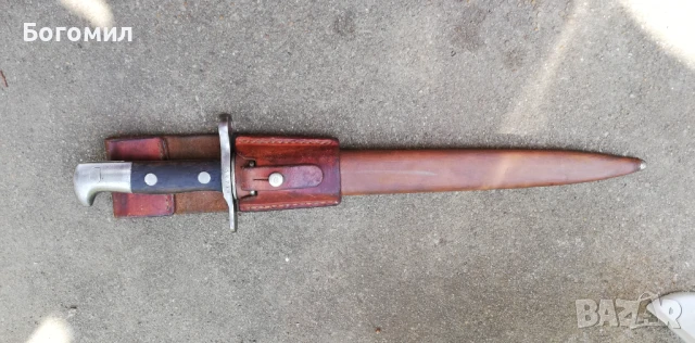 Старинен швейцарски щик. , снимка 2 - Антикварни и старинни предмети - 50924685