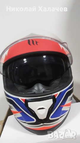 MT Helmets Thunder 3 SV SP-R – каска, размер XS, много запазена, снимка 3 - Аксесоари и консумативи - 54358666