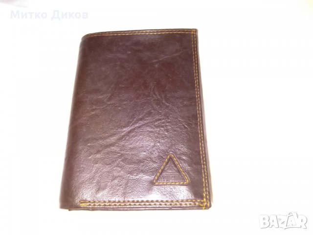 Портфейл Павид мода естествена кожа 135х95мм