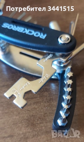 ROCKBROS 16 в 1 Мултиинструмент за велосипед GJ8002 | Bike Multitool | Шестограми Torx Отвертки , снимка 4 - Части за велосипеди - 54131347