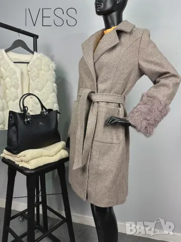 Дълго палто зимно КОД 29, снимка 5 - Палта, манта - 31551956