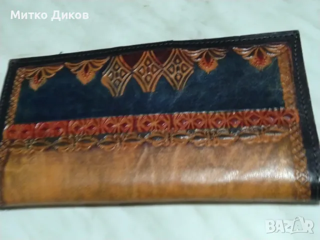 Портфейл портмоне естествена кожа нов марков от Аржентина 175х98мм, снимка 6 - Портфейли, портмонета - 49548914