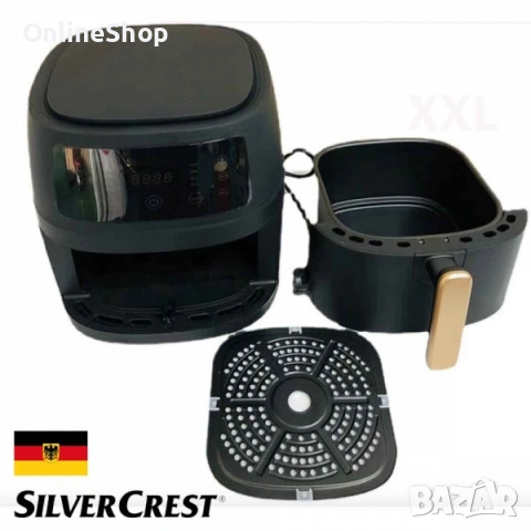 Еър фрайър Silver Crest S-18, 8 литра, 2400 W, снимка 2 - Други инструменти - 53367876