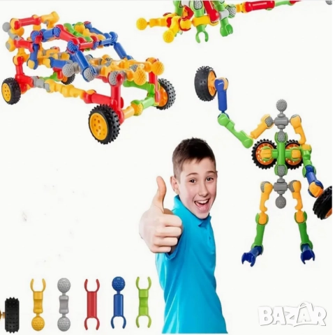 Образователен и забавен детски конструктор, снимка 3 - Образователни игри - 52149816