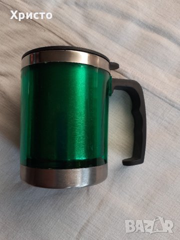 чаша термо зелена, снимка 2 - Чаши - 30799756