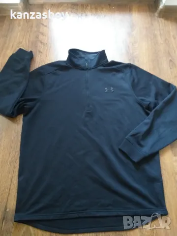Under Armour Fleece 1/2 Zip - страхотна мъжка блуза КАТО НОВА М, снимка 5 - Спортни дрехи, екипи - 47708995