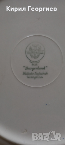 Красиво  голямо плато на Wileroy @Boch " Burgerland", снимка 4 - Чинии - 44684169