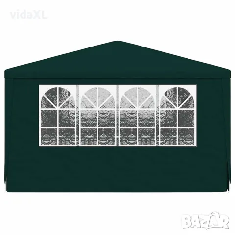 vidaXL Професионална парти шатра със стени 4x6 м зелена 90 г/м², снимка 5 - Къмпинг мебели - 56147589