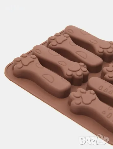 8 котешки лапи лапа котешка лапа коте бишкоти силиконов молд форма фондан бисквитки шоколад бонбони, снимка 8 - Форми - 48360061