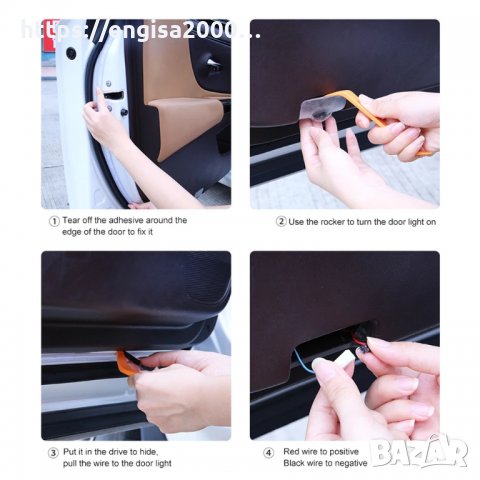 Динамични светодиодни ленти за вратите на колата, снимка 3 - Аксесоари и консумативи - 31218208