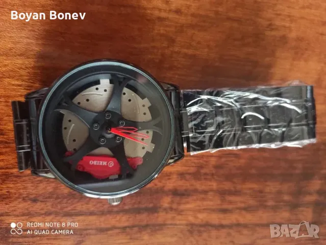 Уникален часовник "джанта и спирачни дискове"! Метална верижка! Нови!, снимка 5 - Мъжки - 48771665