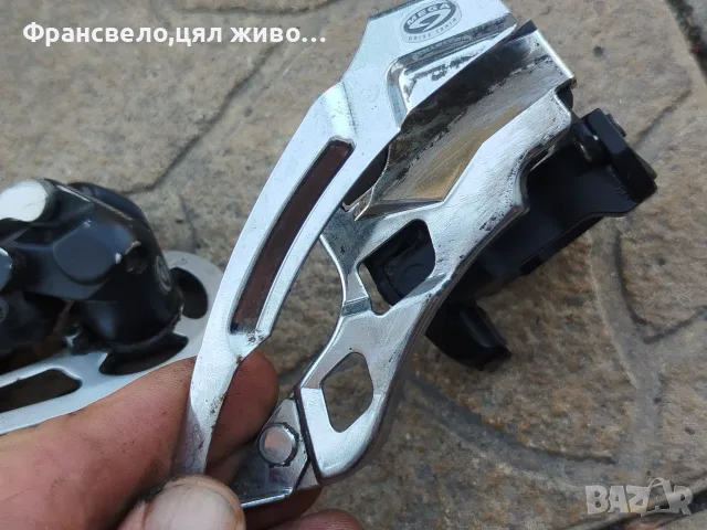 Чифт дерайлъори 9 скорости за велосипед колело Shimano deore xt , снимка 2 - Части за велосипеди - 54103461