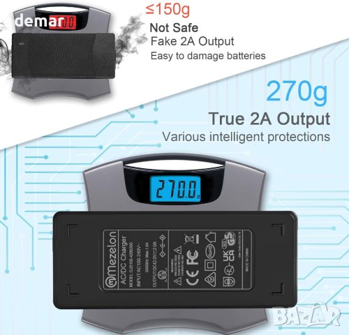 Mezelon® 42V 2A зарядно устройство за електрически скутери Xiaomi и Segway Ninebot, снимка 5 - Друга електроника - 44217788