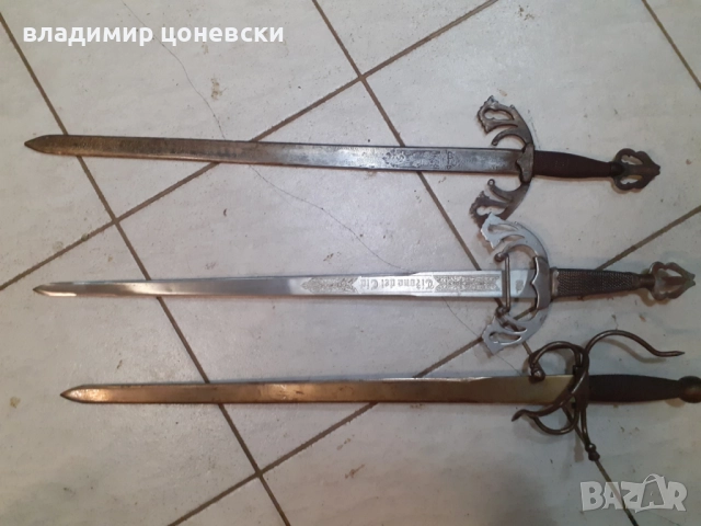 Няколко средновековни меча,меч,сабя,ятаган,шпага,рапира, снимка 10 - Антикварни и старинни предмети - 45615394