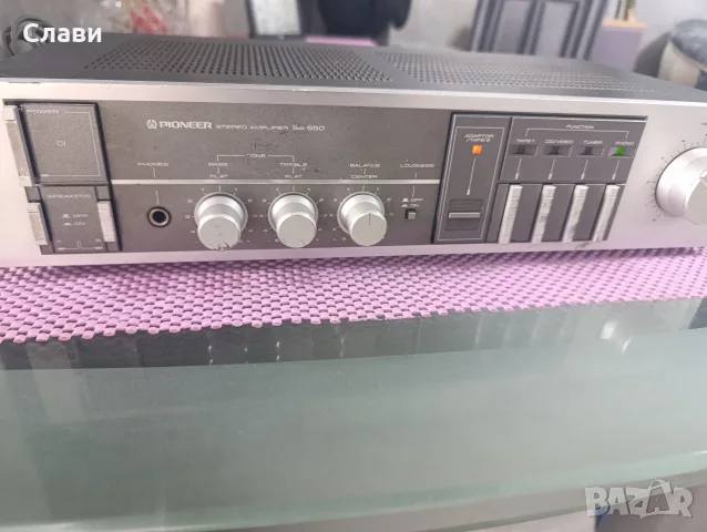 Усилвател PioneerSA-550 , снимка 8 - Ресийвъри, усилватели, смесителни пултове - 55966539