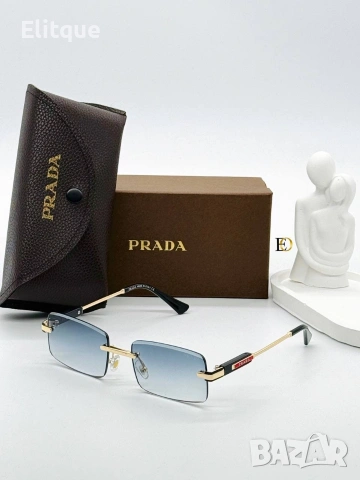 слънчеви очила prada с ув защита,кутия , калъф и кърпичка на марката , снимка 4 - Слънчеви и диоптрични очила - 54214833
