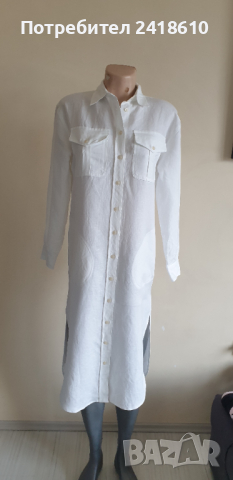 POLO Ralph Lauren  Лен /Вискоза Womens Shirtdress Size 0 /S НОВО! ОРИГИНАЛ! Дамска Ленена Рокля!, снимка 11 - Рокли - 44795595