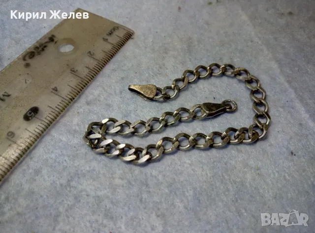 КЛАСИЧЕСКА ВИНТИДЖ ПЛЕТКА СРЕБЪРНА ГРИВНА СРЕБРО 900 МАЙСТОРСКА РЪЧНА ИЗРАБОТКА 47585, снимка 8 - Гривни - 49757827