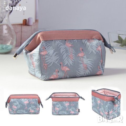 1256 Дамска козметична чантичка за гримове, снимка 4 - Портфейли, портмонета - 44211726