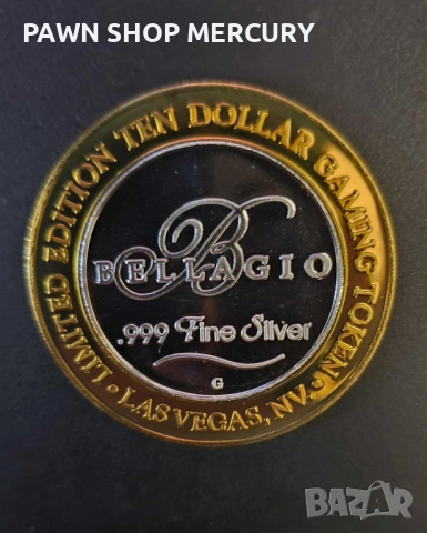 Продавам 2бр. сребърни игрални токъни 10 долара от Лас Вегас, снимка 5 - Нумизматика и бонистика - 51860938