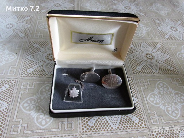  сребърни ръкавели, снимка 7 - Други - 29482334