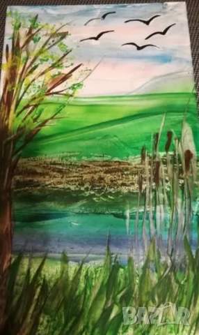 Картини акварел, енкаустика и смесена техника, снимка 9 - Други - 51329129