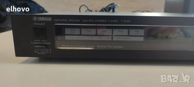 Стерео тунер Yamaha T-500, снимка 5 - Ресийвъри, усилватели, смесителни пултове - 52610941