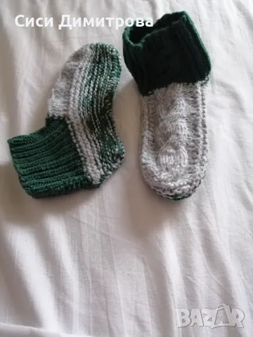 Терлици и чорапи от вълна и полиакрил, ръчно плетиво, снимка 8 - Други - 48374772