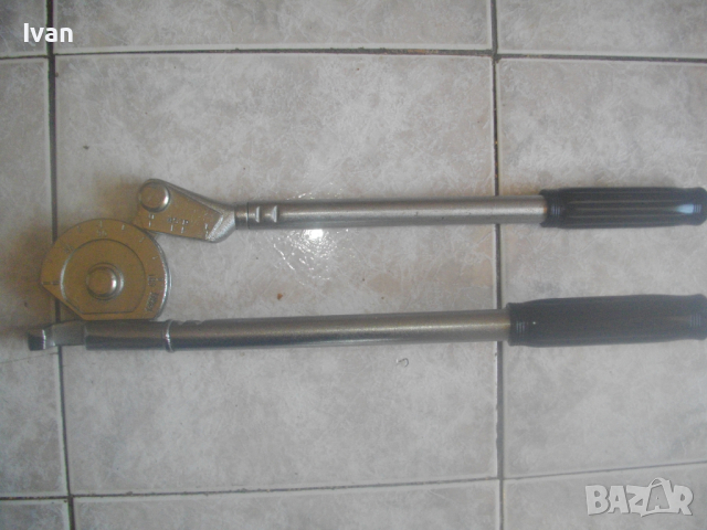 ф14мм Нов Немски Ръчен Тръбогиб-Уред За Огъване Меки/Полутвърди Тръби-Радиус 45мм/Огъване 0-180 Град, снимка 8 - Други инструменти - 44668007