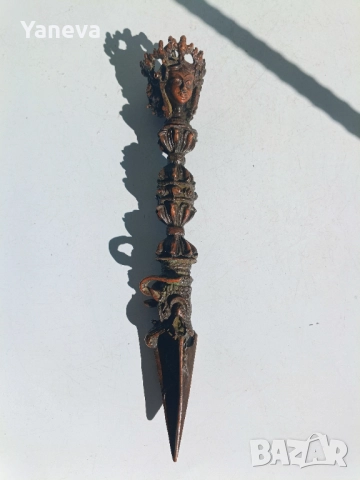Бронзова кама от Камбоджа , снимка 2 - Статуетки - 52945426