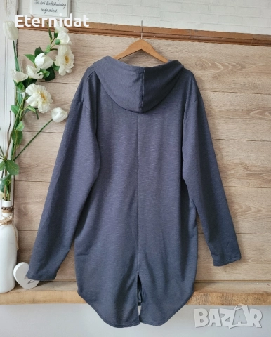 Худи с качулка и цип, снимка 5 - Суичъри - 51677891