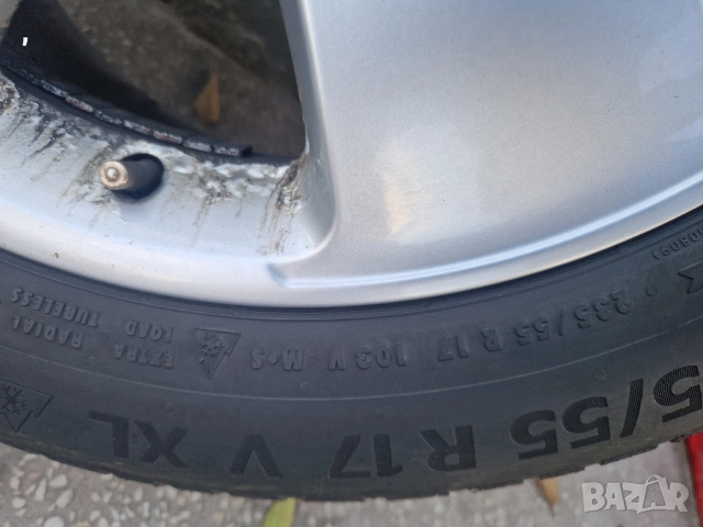 Алуминиеви джанти+зимни  гуми 17'' Mercedes, снимка 5 - Гуми и джанти - 52569137