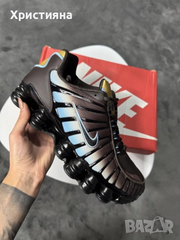 Nike Shox TL Velvet Brown/ Denim Turq-Desert Khaki