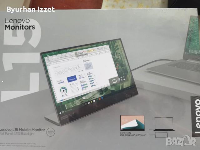 Преносим монитор lenovo l15