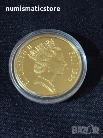 Фиджи 1996 - 50 долара - Летни Олимпийски игри Атланта - Хокей , златна монета, снимка 5 - Нумизматика и бонистика - 51239910