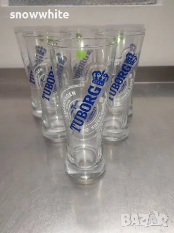 Чаши за бира Туборг -330 мл - намалени, снимка 2 - Чаши - 49892635